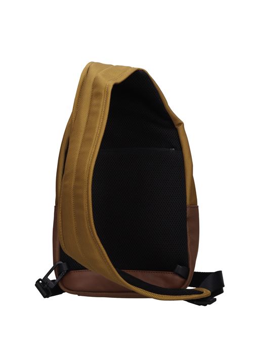Borsa monospalla in tessuto PIQUADRO | CA4536BR2SMOSTARDA-CUOIO