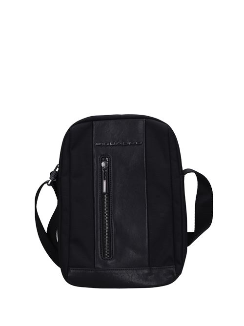 Borsa in pelle e tessuto PIQUADRO | CA5937BR2NERO
