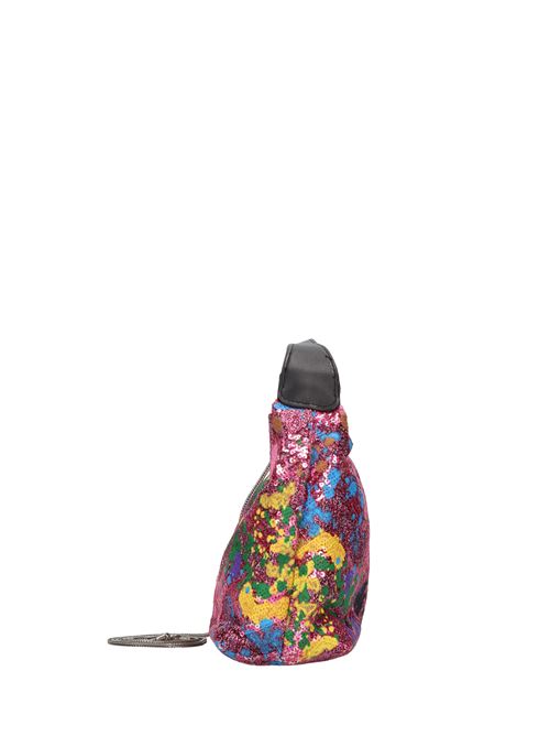 Bag in fabric and sequins REBELLE | GLIMMERFUCSIA