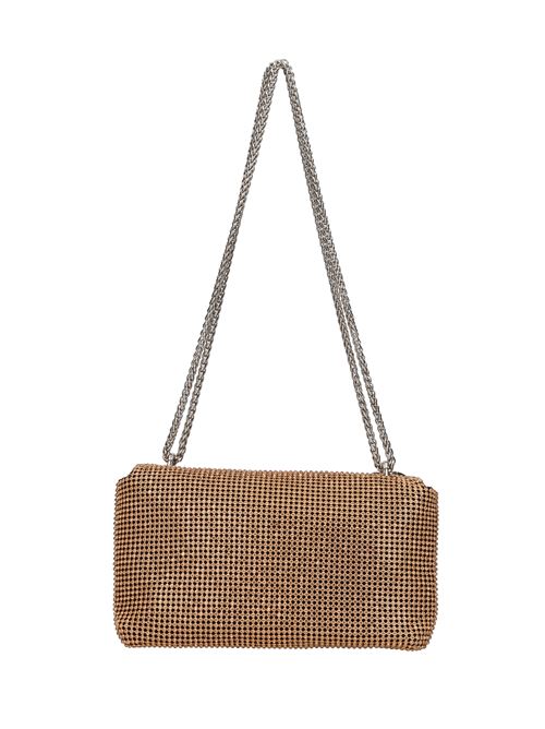 Metal mesh bag REBELLE | SPARKLYPLATINO