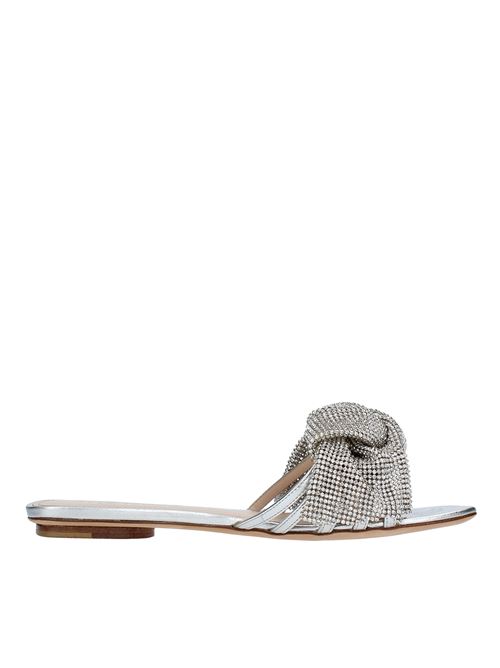 Sandali Flat in pelle RODO | S0597ARGENTO