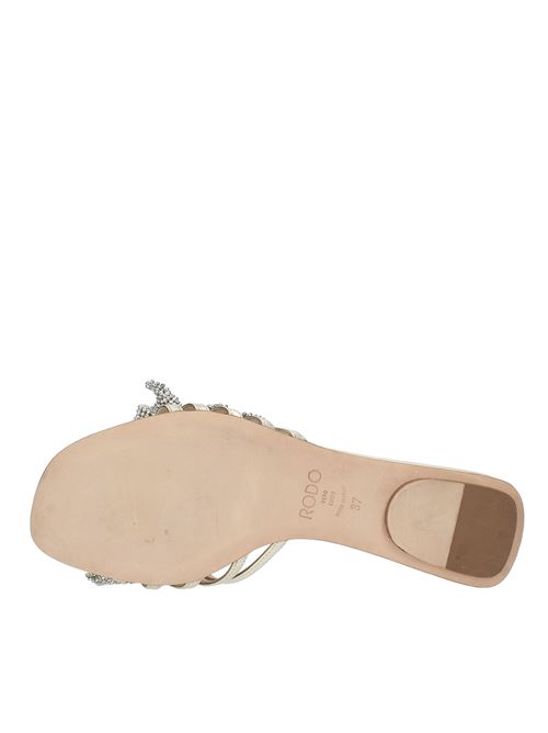 Sandali Flat in pelle RODO | S0597ORO