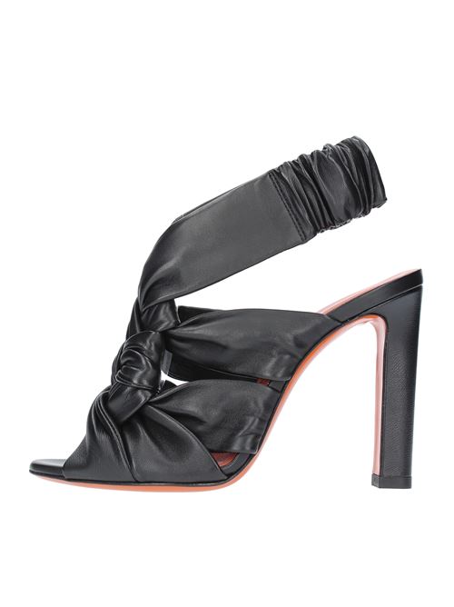 Leather sandals SANTONI | WHKS58743HI2SFDSN01NERO
