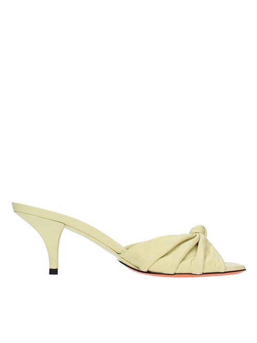 Leather mules SANTONI | WHSN59837HA2TPPTL30GIALLO