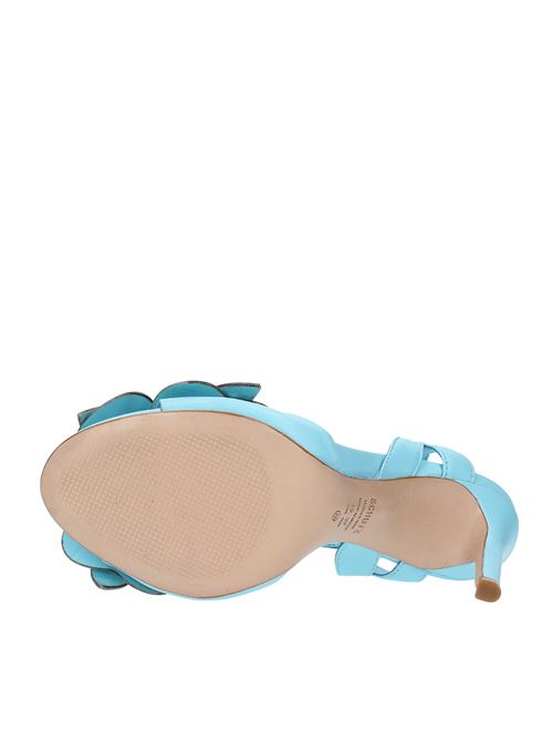 Nappa leather sandals SCHUTZ | S2053202180002UCELESTE