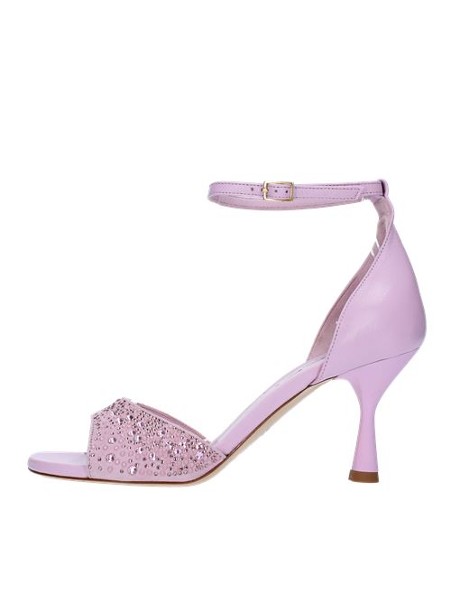 Sandali modello J606/70 in pelle e camoscio TIFFI | J606/70LAVANDA