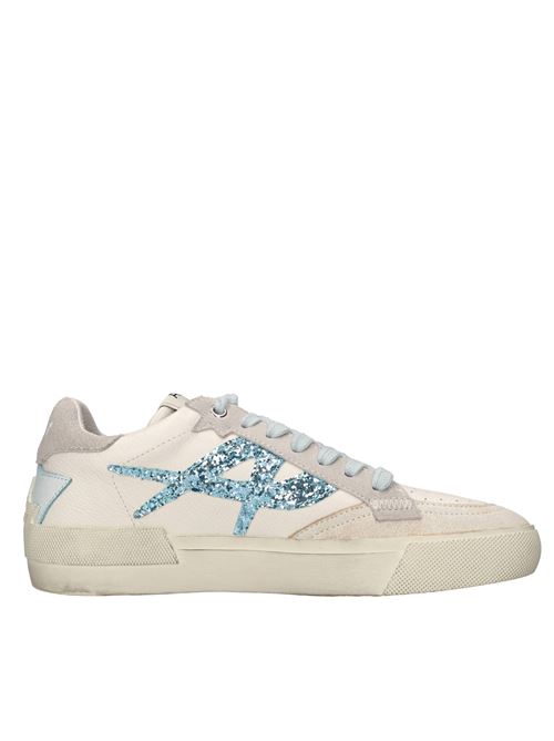 Sneakers modello MOONLIGHT in pelle ASH | MOBIANCO-GRIGIO-AZZURRO