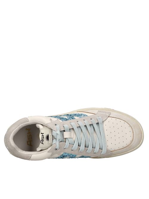 Sneakers modello MOONLIGHT in pelle ASH | MOBIANCO-GRIGIO-AZZURRO