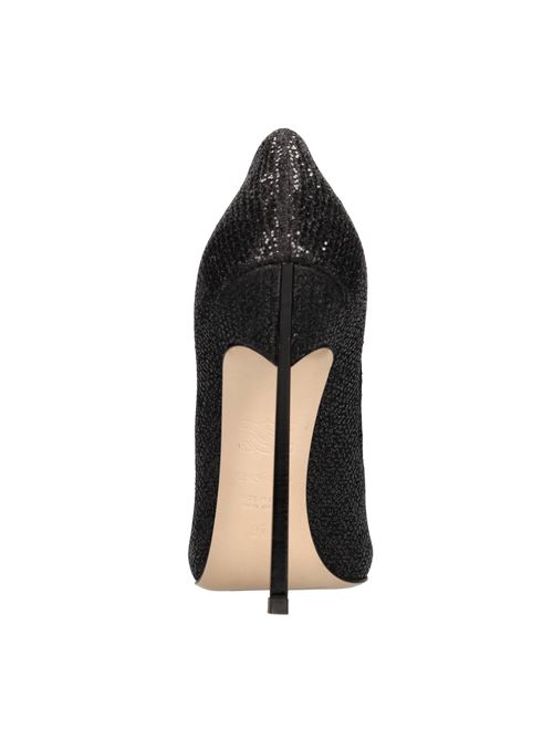 Décolleté in tessuto e glitter CASADEI | 1F916W120TNERO