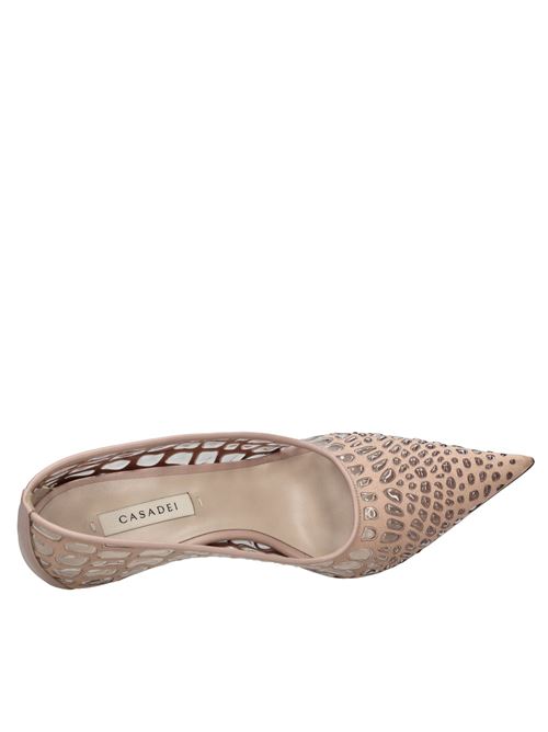 Décolleté Blade in pelle e plexi CASADEI | 1F943X080MROSA