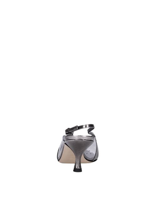 Décolleté slingback in plexi e pelle CASADEI | 1G583W0501ZINCO