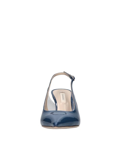 Décolleté slingback Blade in vernice e plexi CASADEI | 1G590X080MC14815406BLU