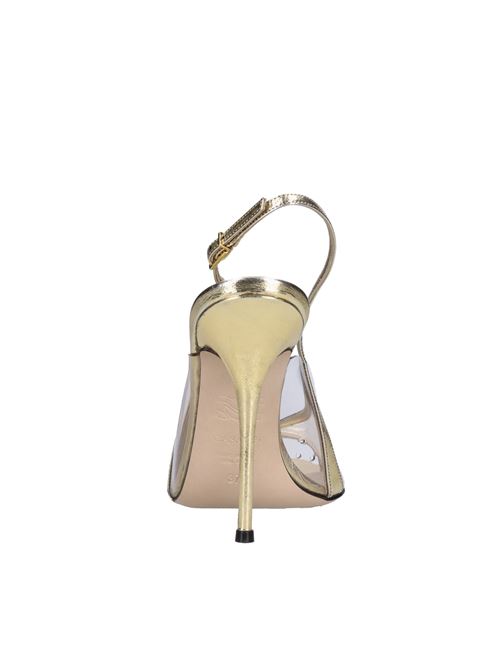 Leather and plexy sandals CASADEI | 1L169W1001ORO