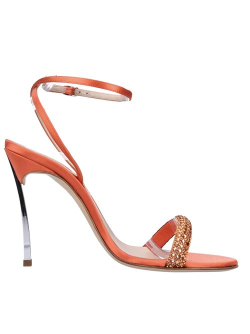 Sandali Blade in raso e strass CASADEI | 1L190X100MARANCIO