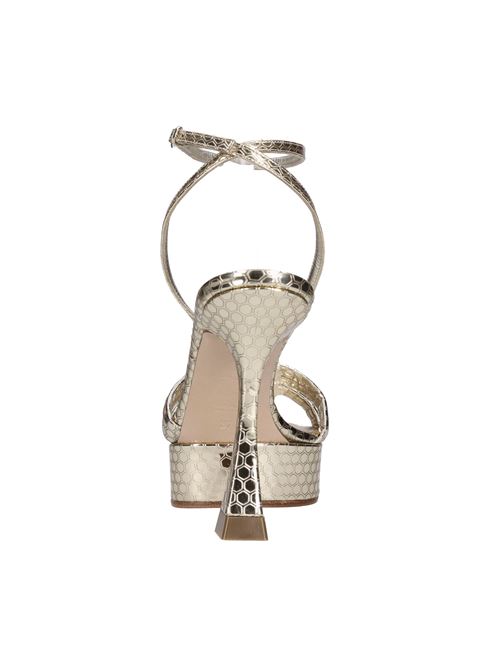 Leather sandals CASADEI | 1L195X1001PLATINO
