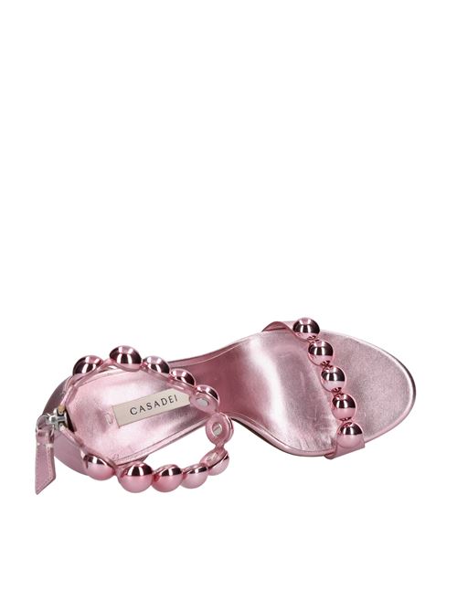 Leather and studded sandals CASADEI | 1L257X1001ROSA