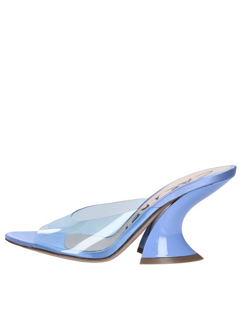 Mules in plexy e raso CASADEI | 1M319X080TBLU