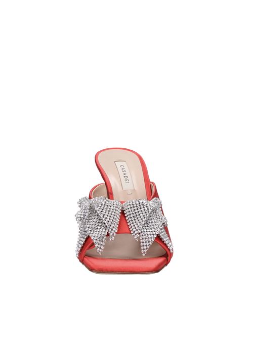Mules in raso e strass CASADEI | 1M325X1001ROSSO