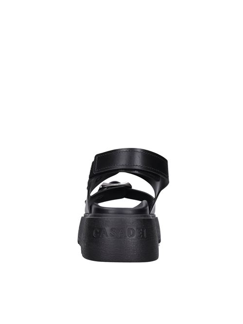 Leather sandals CASADEI | 2L263X040NNERO