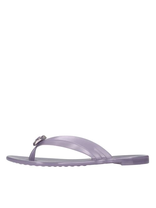 Sandali flat Jelly in PVC e Swarovski CASADEI | 2Y000D0101BEACH5102LILLA