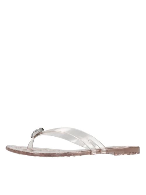 Sandali flat Jelly in PVC e Swarovski CASADEI | 2Y000D0101BEACH9600ROSA