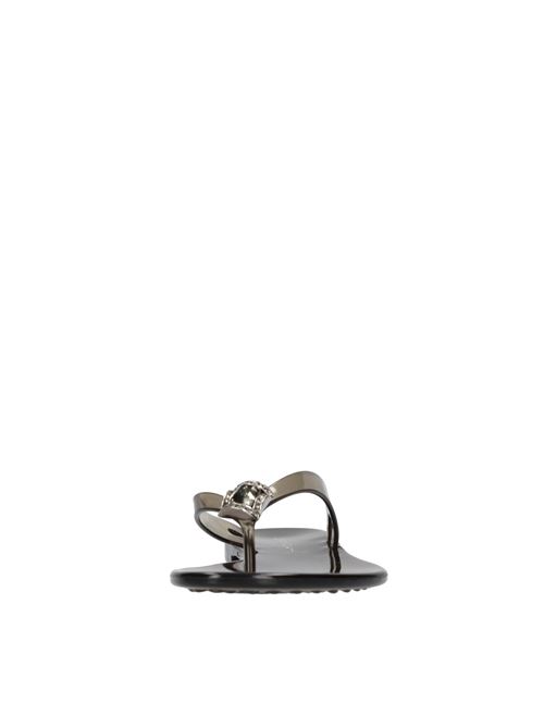 Sandali flat Jelly in PVC e Swarovski CASADEI | 2Y000D010.BEAC000NERO