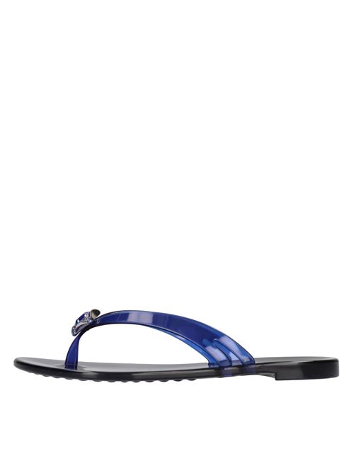 Sandali flat Jelly in PVC e Swarovski CASADEI | 2Y000D010.BEAC121NOTTE