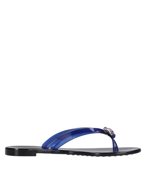 Sandali flat Jelly in PVC e Swarovski CASADEI | 2Y000D010.BEAC121NOTTE