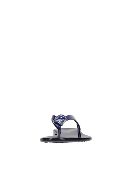 Sandali flat Jelly in PVC e Swarovski CASADEI | 2Y000D010.BEAC121NOTTE