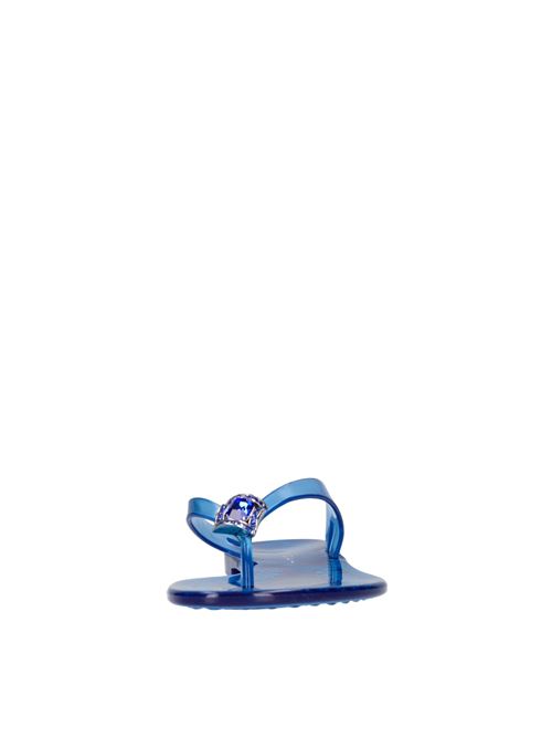 Sandali flat Jelly in PVC e Swarovski CASADEI | 2Y000D010.BEAC157BLU