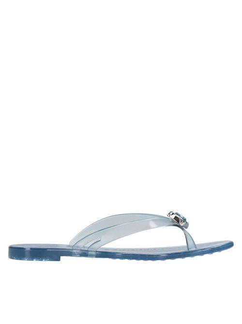 Sandali flat Jelly in PVC e Swarovski CASADEI | 2Y000D010.BEAC248BLU