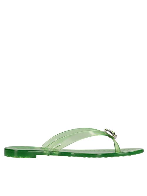 Sandali flat Jelly in PVC e Swarovski CASADEI | 2Y000D010.BEAC569VERDE