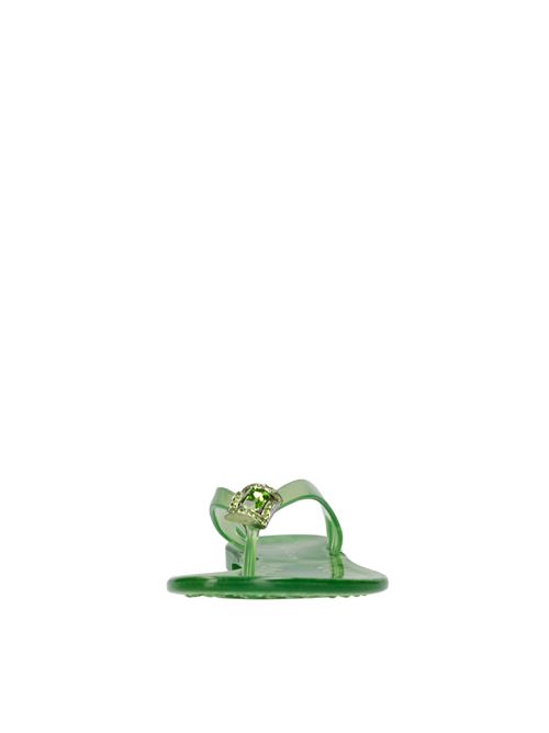 Sandali flat Jelly in PVC e Swarovski CASADEI | 2Y000D010.BEAC569VERDE