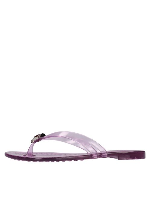 Sandali flat Jelly in PVC e Swarovski CASADEI | 2Y000D010.BEAC60MVIOLA