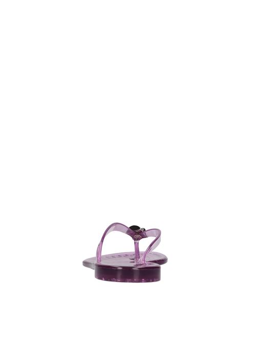 Sandali flat Jelly in PVC e Swarovski CASADEI | 2Y000D010.BEAC60MVIOLA