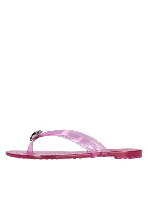 Sandali flat Jelly in PVC e Swarovski CASADEI | 2Y000D010.BEAC60PFUCSIA