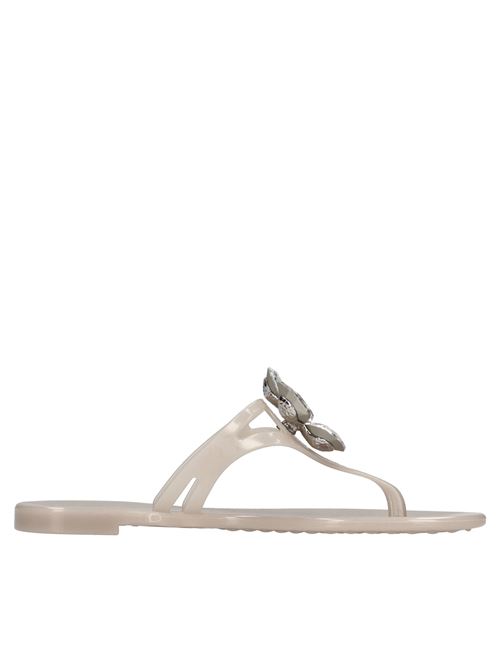 Sandali flat Jelly in PVC e Swarovski CASADEI | 2Y240U0101BEMFWSANDSTONE