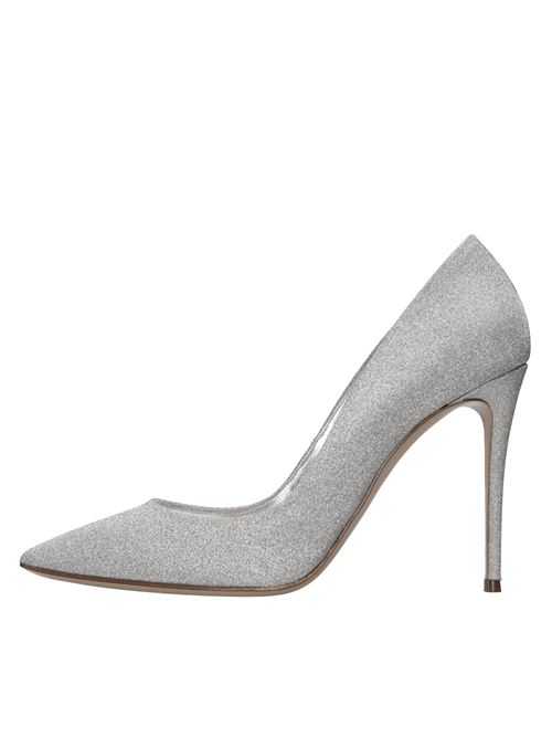 Décolleté in tessuto microglitter CASADEI | 1F121D1001SELENARGENTO