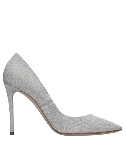 Décolleté in tessuto microglitter CASADEI | 1F121D1001SELENARGENTO