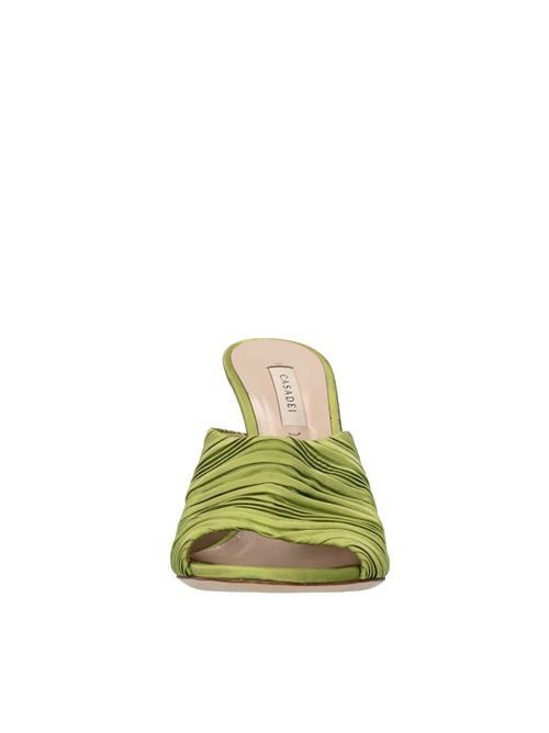 Mules in raso CASADEI | CASA231VERDE