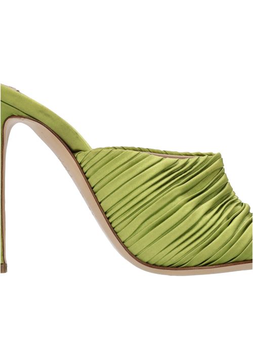 Mules in raso CASADEI | CASA231VERDE