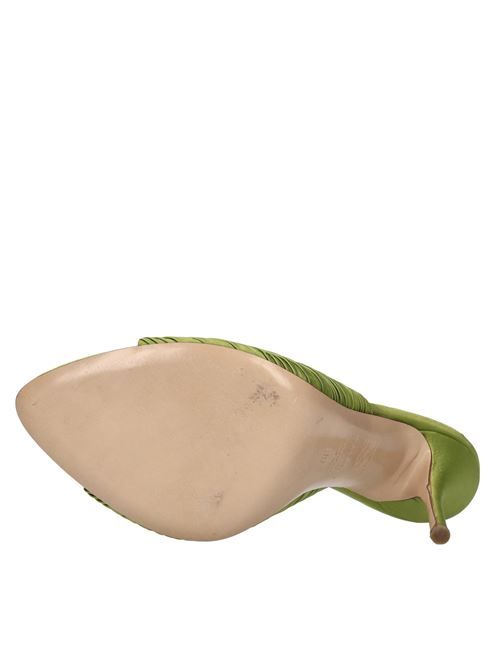 Mules in raso CASADEI | CASA231VERDE
