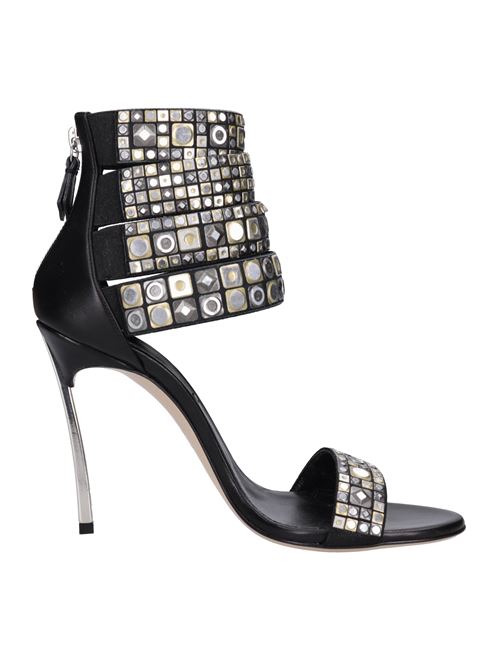 Blade sandals in leather and studs CASADEI | VZ0003_CASAMULTICOLOR