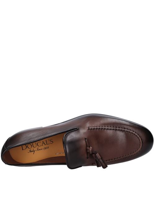 Leather moccasins DOUCAL'S | DU1080PANNUF159TM45WOOD