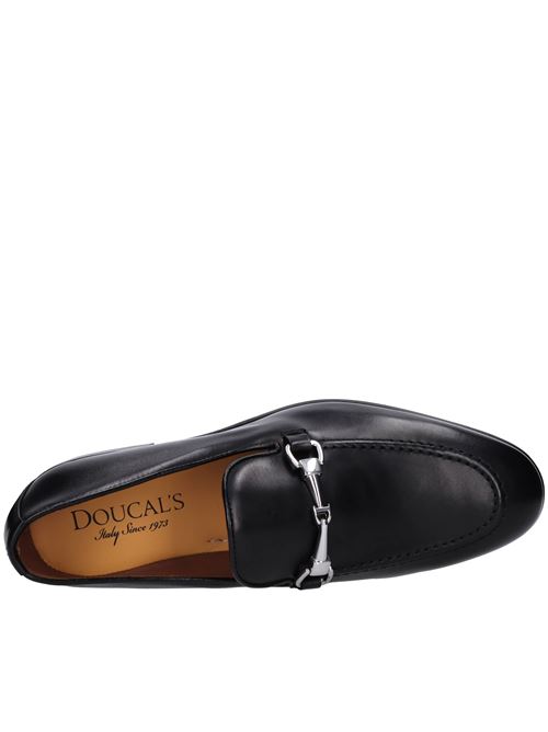 Leather moccasins DOUCAL'S | DU1939PANNUF159NN00NERO