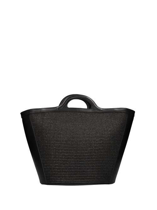 Borsa in ecopelle e raffia GAëLLE PARIS | GAACW02231NERO