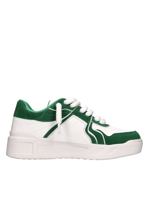 Eco-leather sneakers GAELLE | GACAM00006BIANCO-VERDE