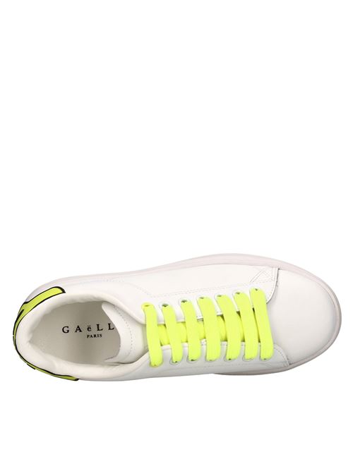 Sneakers in eco-leather GAELLE | GACAW00013BIANCO-GIALLO