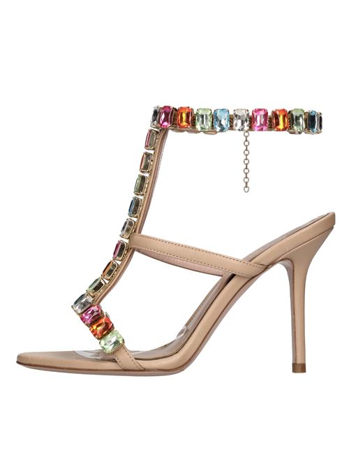 Sandali Gede6525 in pelle GEDEBE | GEDE6525BEIGE-MULTICOLOR
