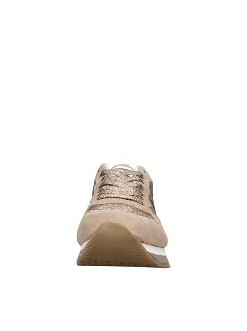 Suede and fabric sneakers GUARDIANI | AGW006217BEIGE-PLATINO